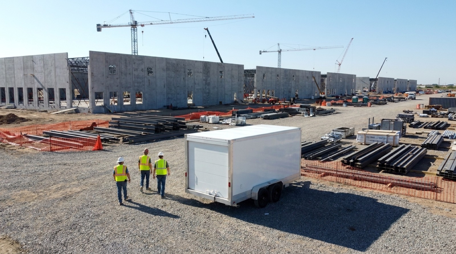 Crew at a winterized unit on the Wasatch Front